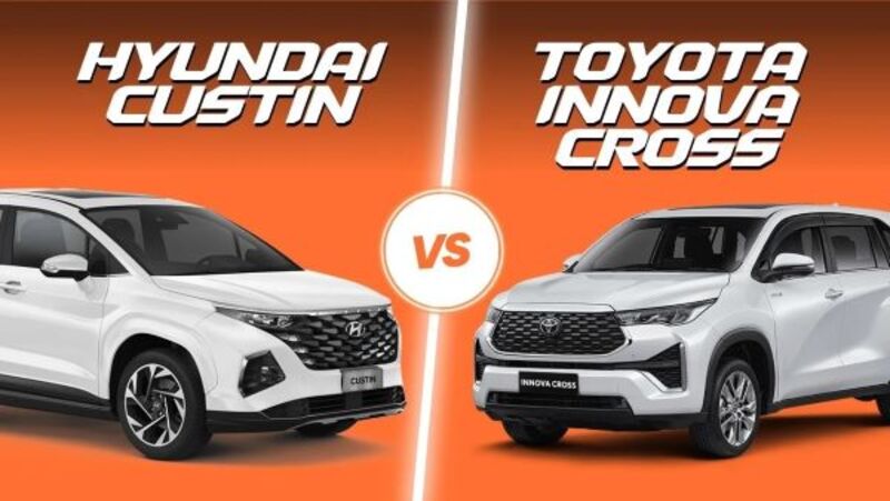 Toyota Innova Cross đối đầu với Hyundai Custin