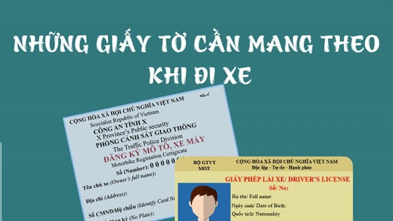 Các loại giấy tờ xe ô tô cần mang theo khi tham gia giao thông