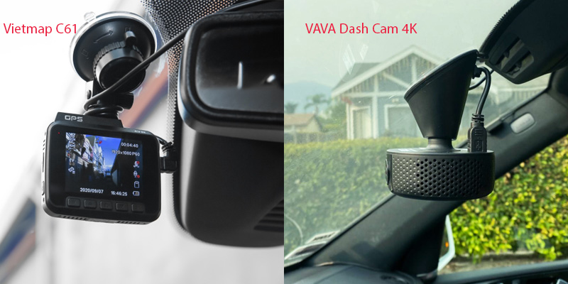 VAVA Dash Cam 4K và Vietmap C61