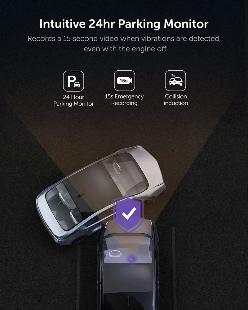 Camera hành trình VAVA có khả năng bảo vệ xe tối đa ngay cả khi đã tắt máy 