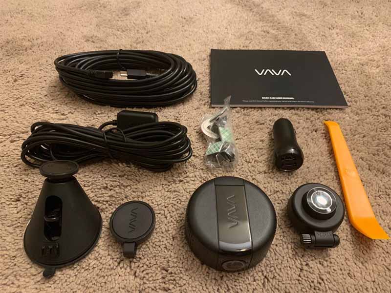 Hộp đựng camera VAVA Dual Dash Cam