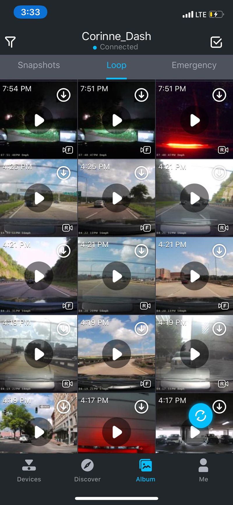 Người dùng có thể dễ dàng chia sẻ hình ảnh và video trong chuyến đi lên MXH