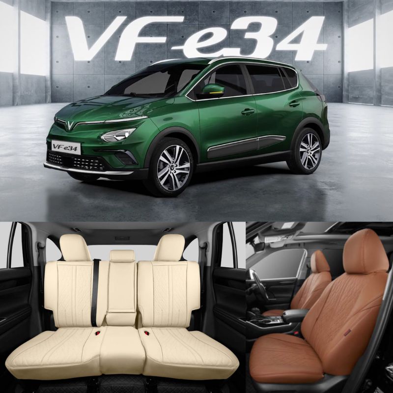 Áo ghế ô tô VinFast VF E34 của thương hiệu KATA