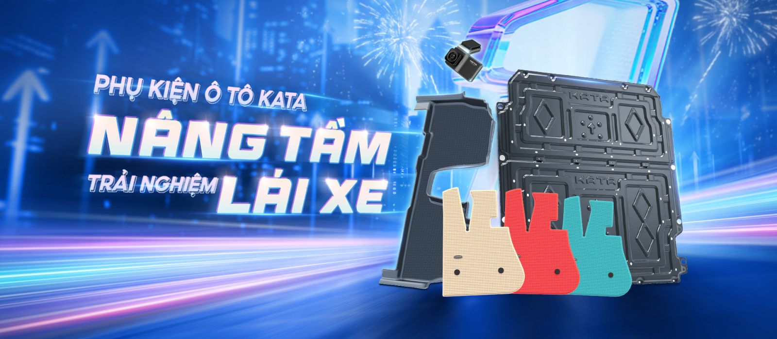 Các sản phẩm phụ kiện ô tô của KATA khuyến mãi Tết 2026