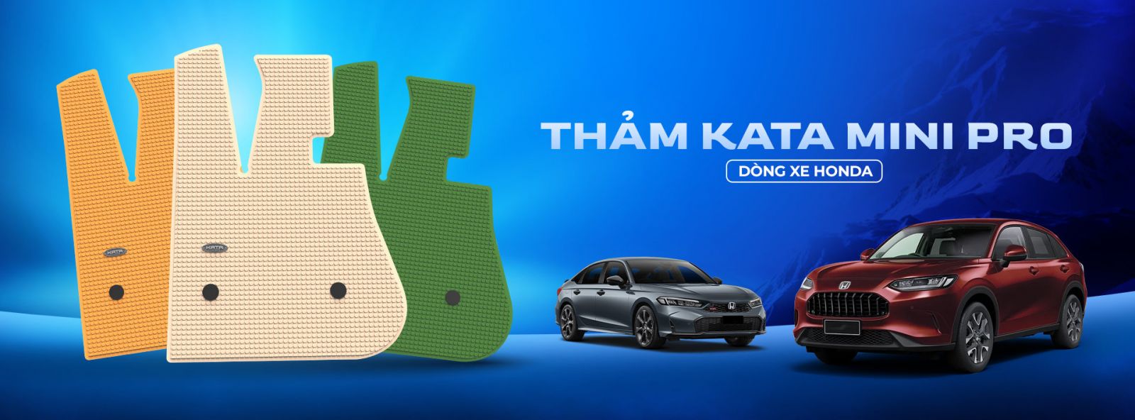 Thảm lót sàn ô tô Honda cao cấp KATA