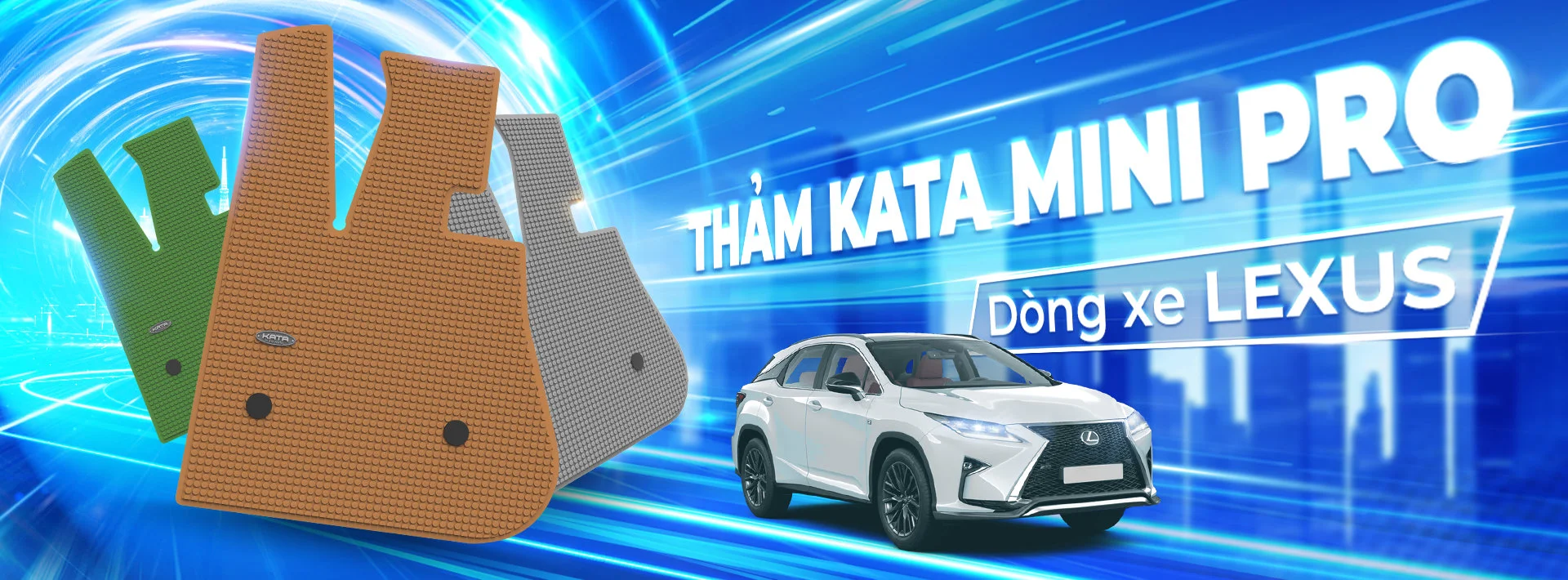 Bộ Thảm Lót Sàn Xe Ô Tô Lexus Cao Cấp KATA Giá Tốt 2025