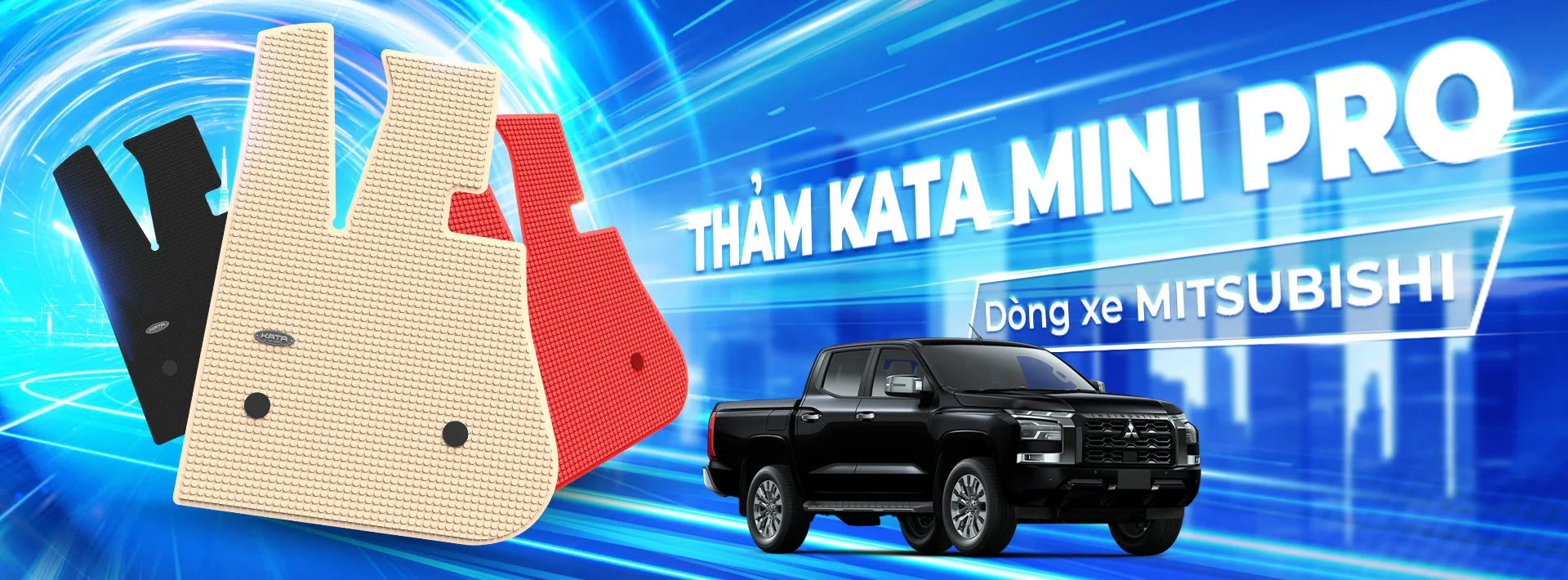 Thảm lót sàn Xe Mitsubishi KATA Cao Cấp