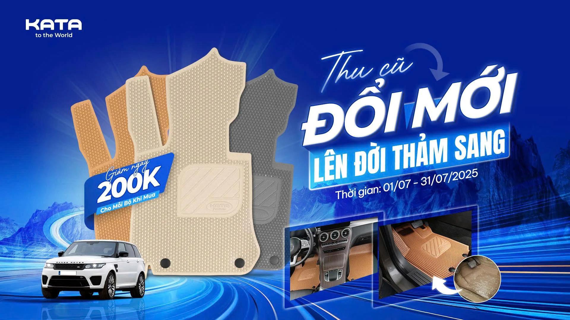 KATAVINA Thu cũ đổi mới lên đời thảm sang Tháng 7 2025