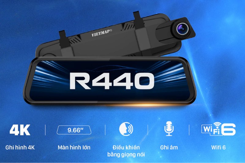 Camera hành trình 4K Ultra HD Vietmap R440