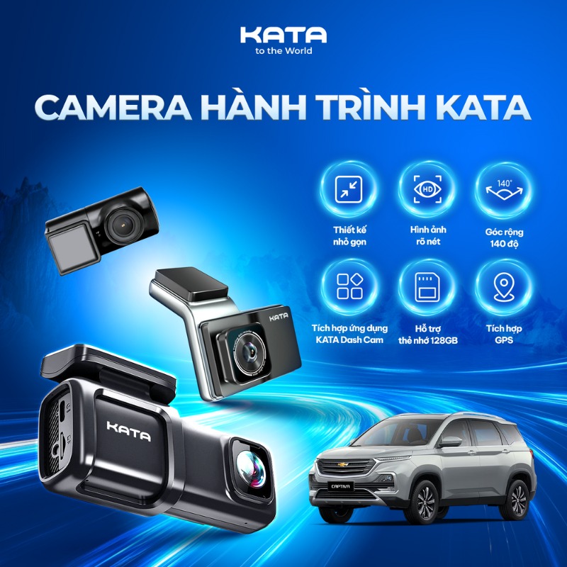 Camera hành trình là một thiết bị thông minh cho xe Chevrolet Captiva