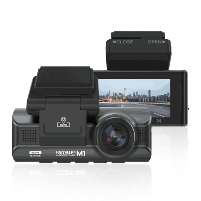 Camera hành trình 2 mắt trước sau Vietmap M1