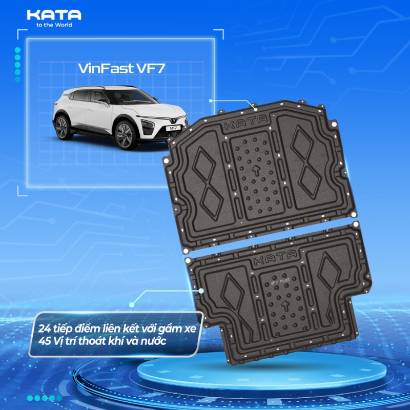 Giáp bảo vệ pin KATA bảo vệ an toàn cho cụm pin VF7