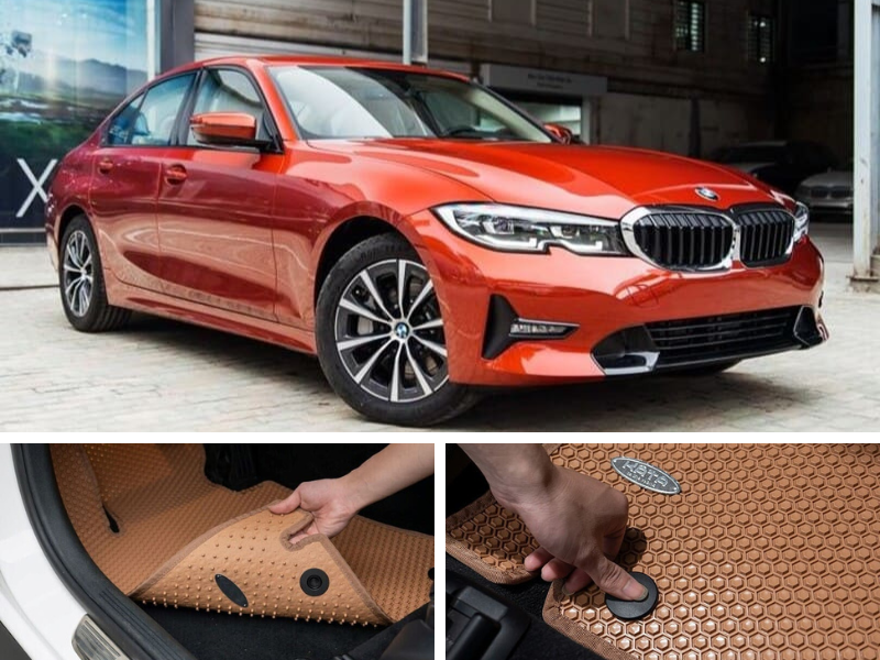 Thảm lót sàn ô tô BMW Seri 3 dễ dàng lắp đặt và sử dụng