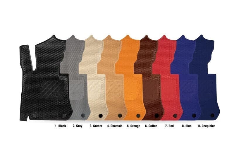 Thảm lót sàn ô tô VinFast sở hữu tới 9 màu riêng biệt