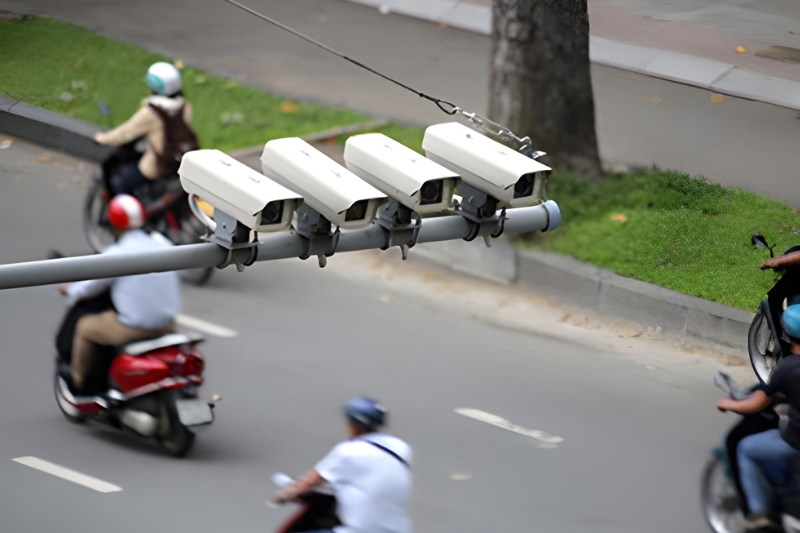 Vị trí lắp đặt camera phạt nguội