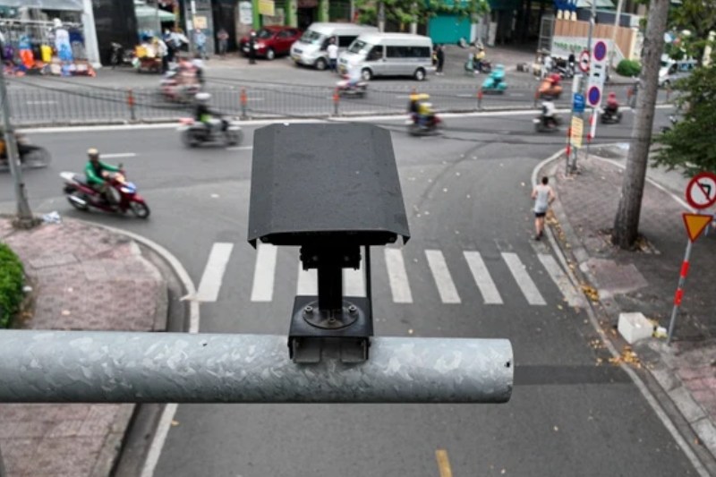 hình ảnh camera phạt nguội