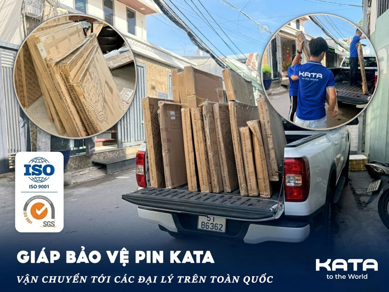 Giáp bảo vệ Pin KATA vận chuyển tới các Đại lý trên toàn quốc