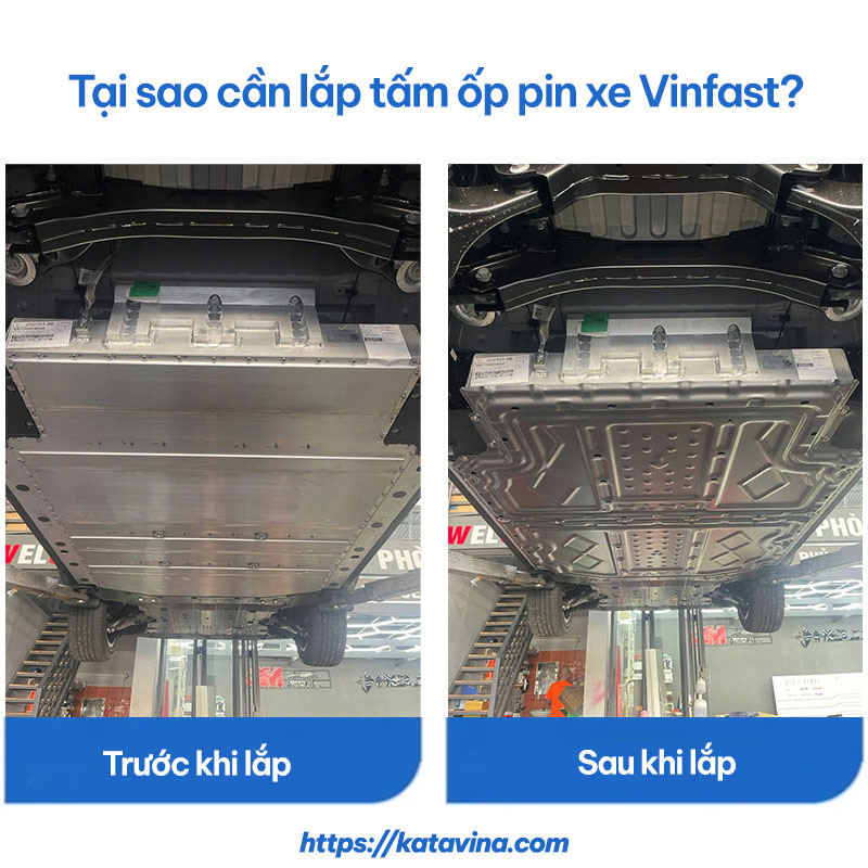 Việc lắp tấm chắn gầm cho xe Vinfast là rất cần thiết