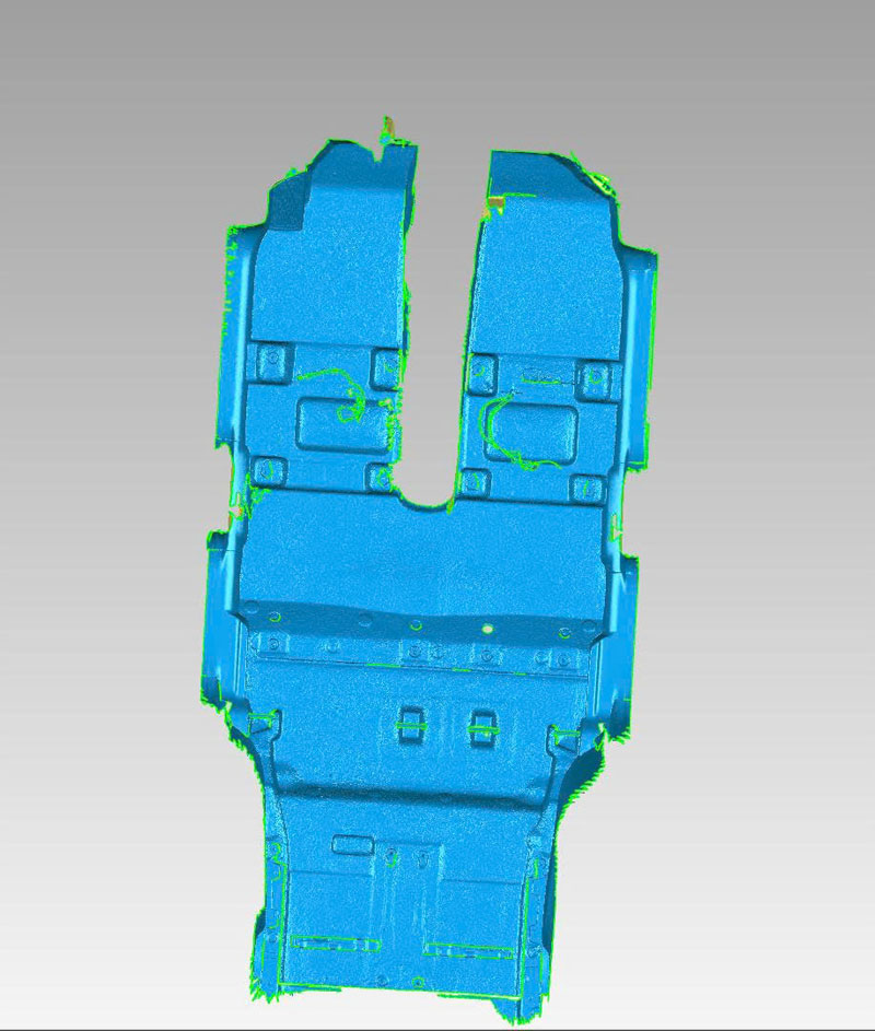 Hình ảnh vẽ 3D tấm ốp gầm xe Vinfast Limo Green