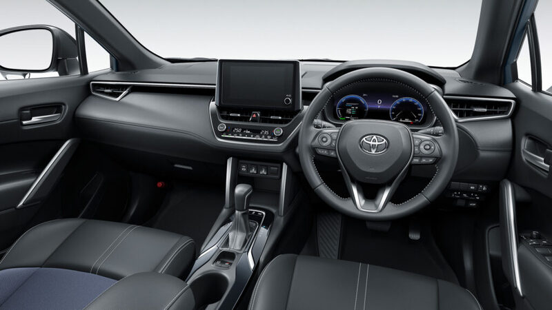Nội thất ô tô Toyota Corolla Cross 2024 tinh tế và hiện đại