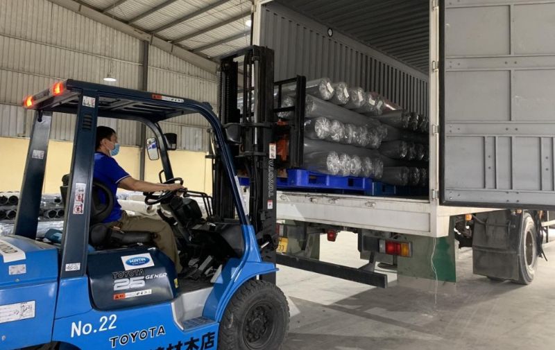 KATA hiện đang sở hữu và vận hành dây chuyền sản xuất cuộn thảm công nghiệp tiên tiến
