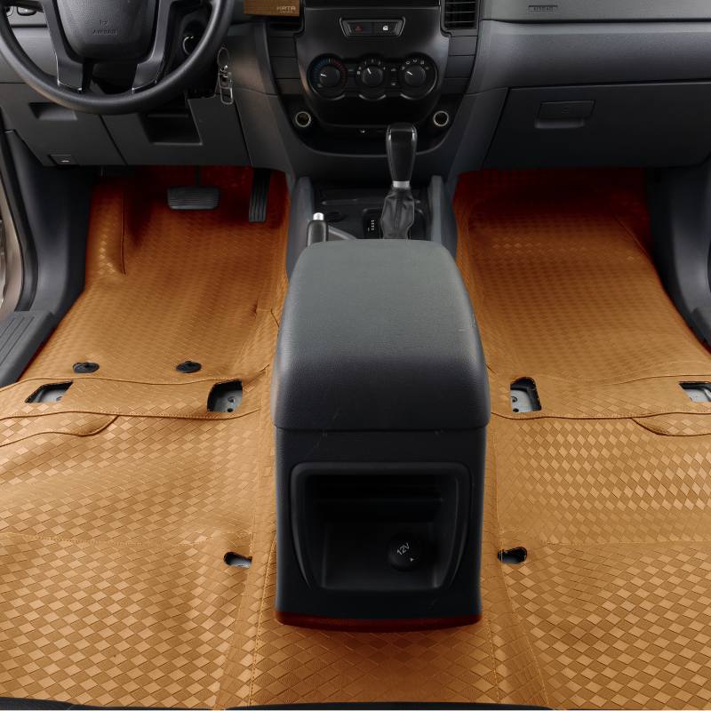 Thảm sàn ô tô 360 Changan Qiyuan E07 được thiết kế với họa tiết hoa kim cương