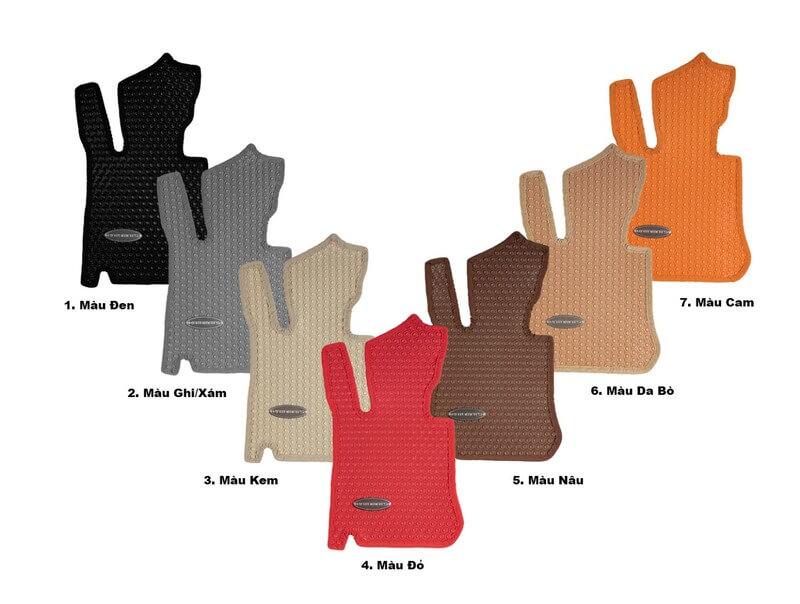 Thảm KATA có 9 màu chuyên biệt, đáp ứng nhu cầu của khách hàng