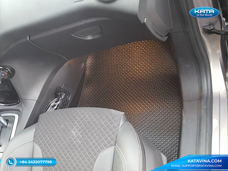 thảm lót sàn ô tô Ford Escape 2008-2013 ghế phụ màu đen
