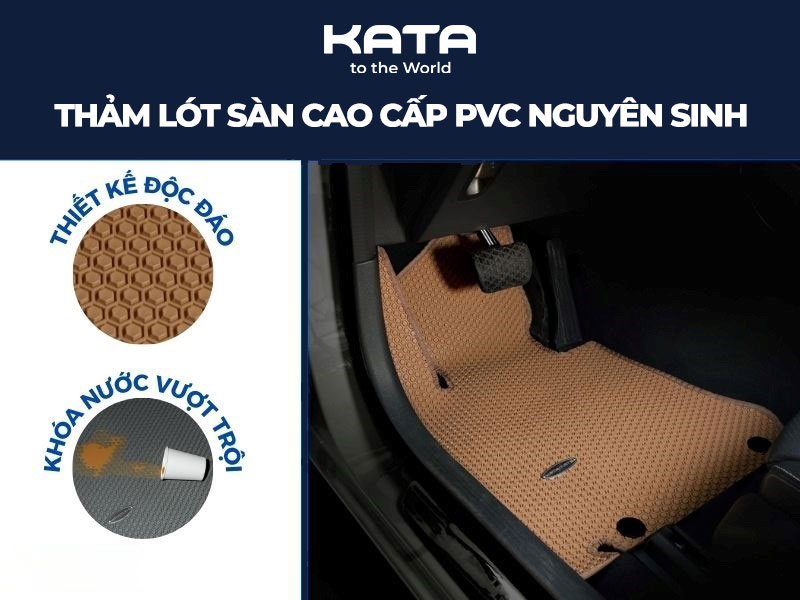 Thảm lót sàn KATA bảo vệ sàn xe BYD SEAL của bạn tới 10 năm