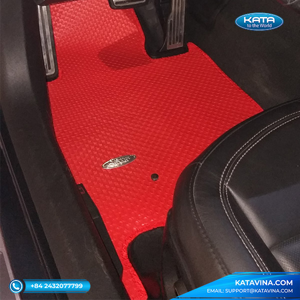 thảm lót sàn ô tô cao cấp Dodge Challenger 2021 màu đỏ