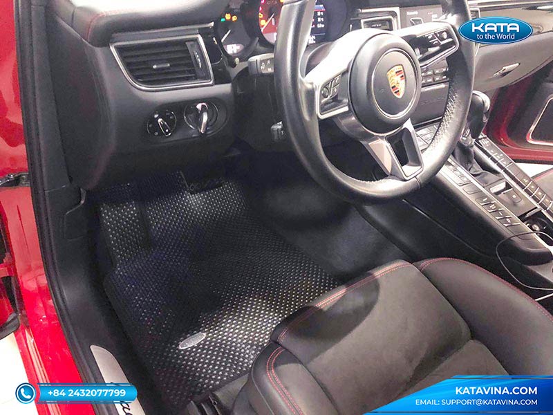 Thảm lót sàn ô tô cao cấp Porsche Macan tại KATA ghế lái