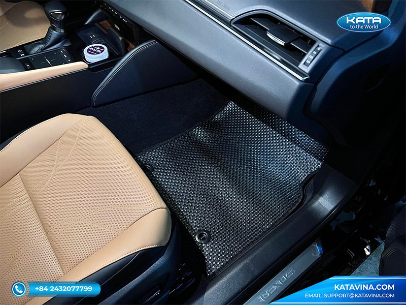 Thảm lót sàn ô tô Lexus ES 300H 2022 an toàn với nguyên liệu cao cấp