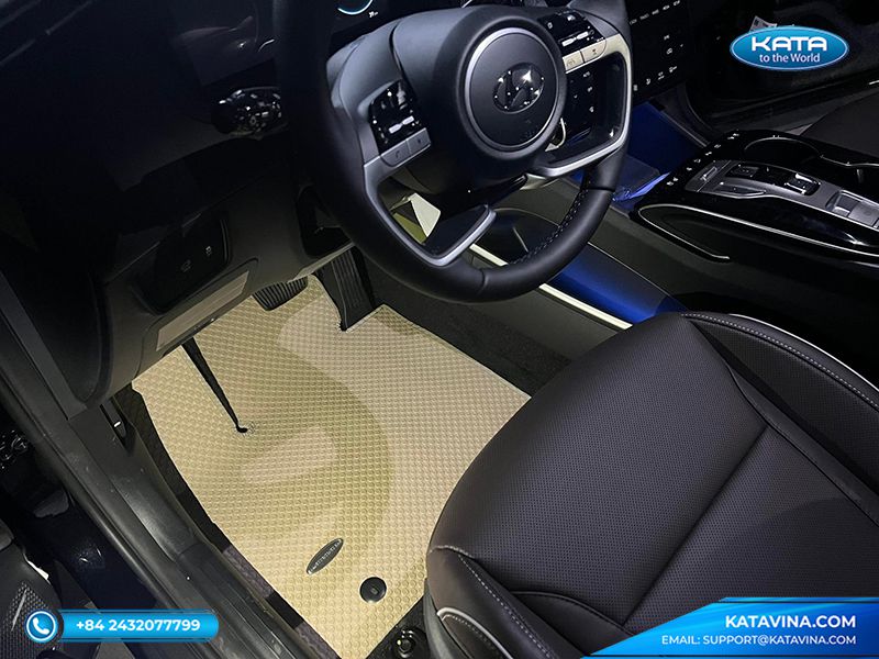 Thảm lót sàn xe ô tô Hyundai Elantra 2022 của KATA giúp bảo vệ sàn xe toàn diện