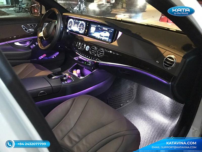 Thảm lót sàn ô tô cao cấp Mercedes-Benz S-Class 2021