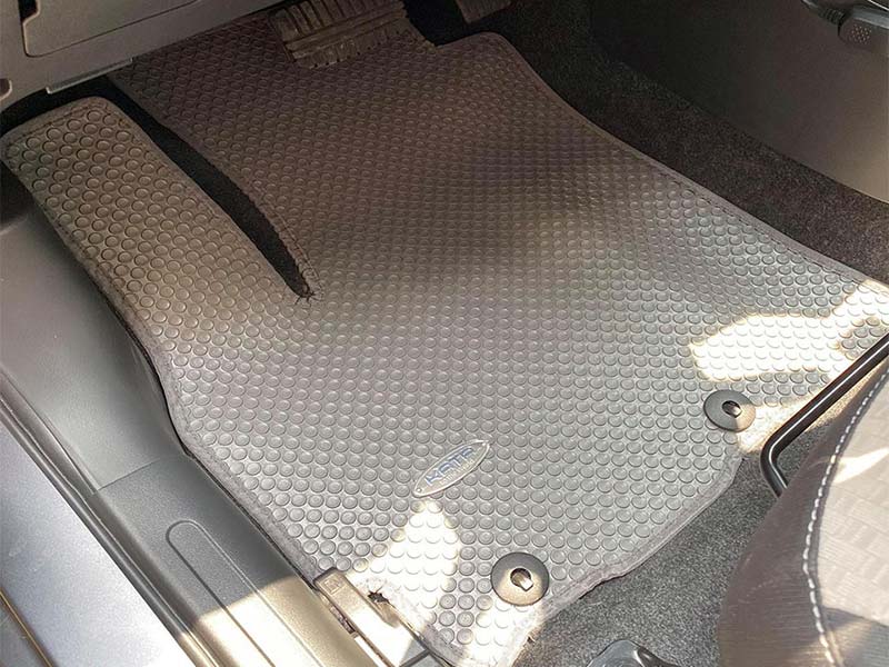 Thảm lót sàn ô tô Mitsubishi Mirage 2020 của KATA màu ghi