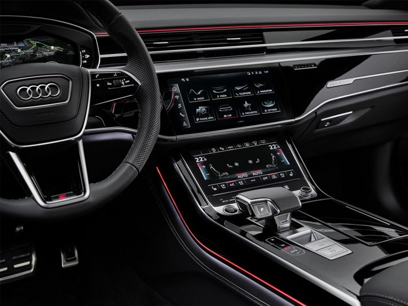 ​Nội thất ô tô Audi A8 2022 sang trọng và thông minh