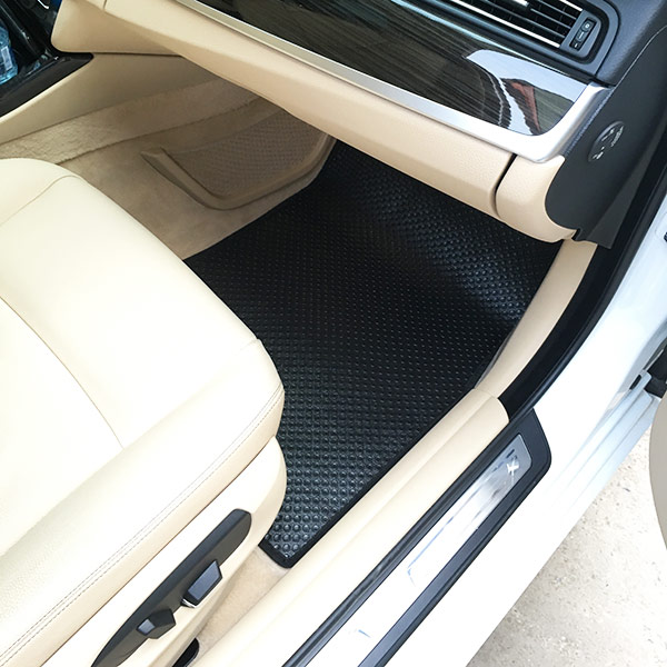 Thảm lót sàn ô tô cao cấp BMW Series 5 2019 ghế phụ đen