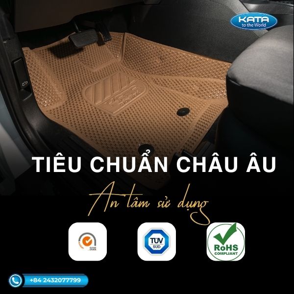 Thảm KATA đạt chứng nhận SGS Châu Âu về độ an toàn tuyệt đối cho sức người người dùng