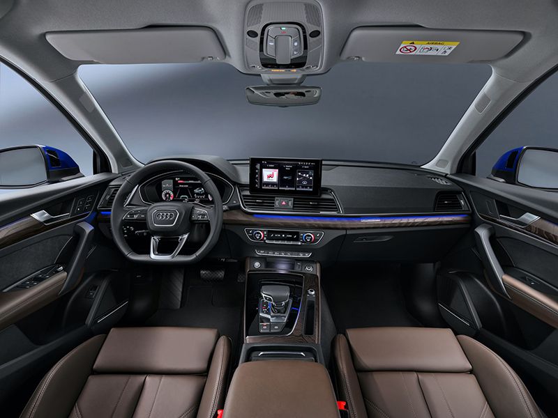 Nội thất của Audi Q5 Sportback 2022 được tinh gọn nhưng vẫn đầy đủ tiện nghi