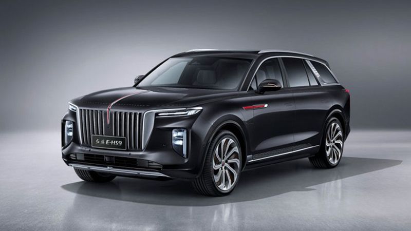 Hongqi E-SH9 2022 có thiết kế rất giống mẫu siêu xe Rolls-Royce 