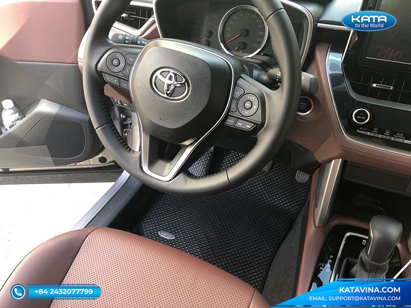 Thảm trải xe ô tô Toyota Avanza 2022 của KATA được làm từ PVC cao cấp