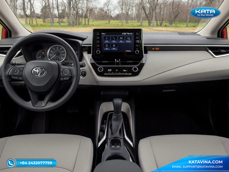 đánh giá nội thất Toyota Corolla Altis 2021