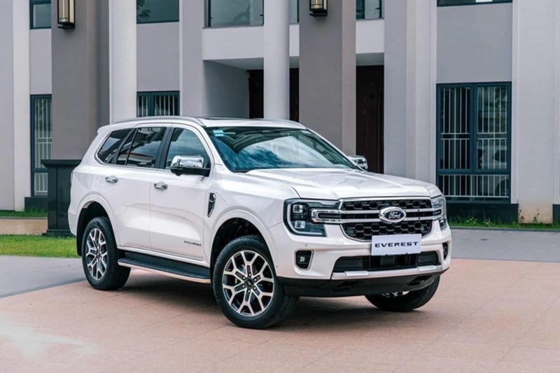 Ford Everest 2024 sở hữu kích thước lớn hơn bản cũ