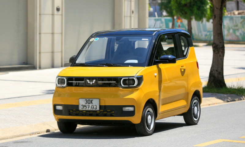 Ô tô điện Wuling HongGuang Mini EV chống ô nhiễm môi trường 