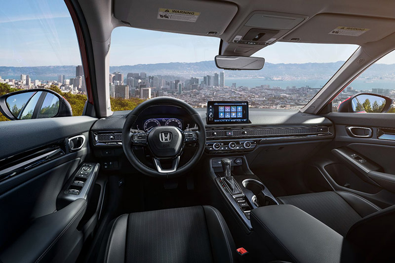 Honda Civic 2022 khoang lái