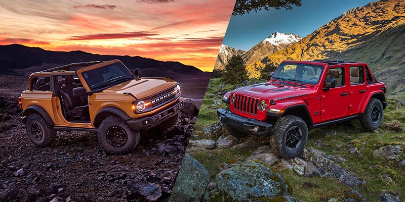 So sánh Ford Bronco 2021 và Jeep Wrangler 2021