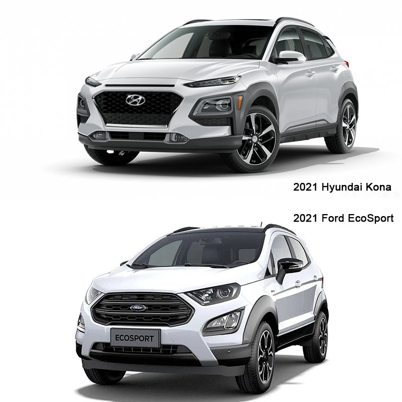 So sánh Hyundai Kona và Ford EcoSport 2021
