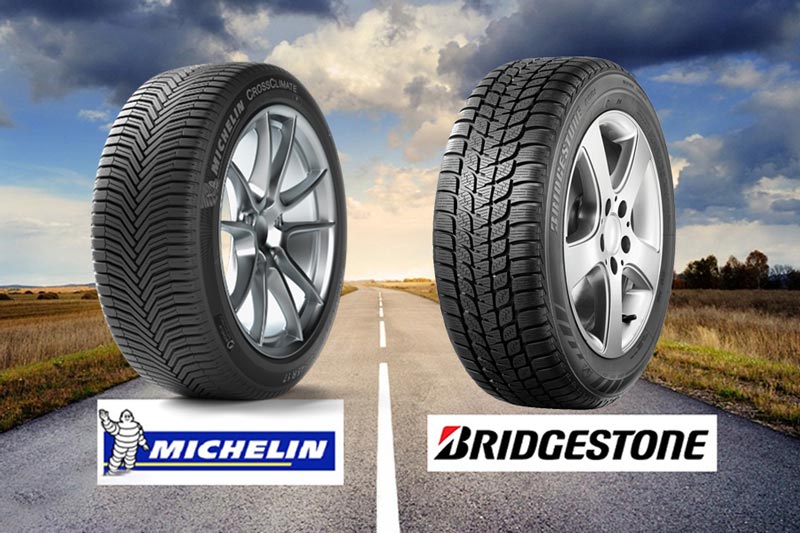 Lốp Michelin vs Bridgestone 