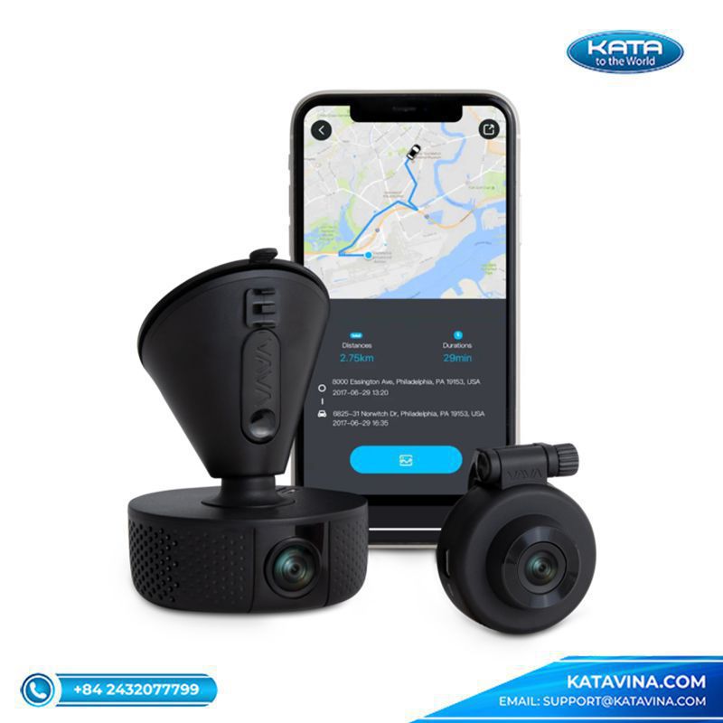 Camera hành trình xe Honda HRV 2021 của VAVA tích hợp định vị GPS