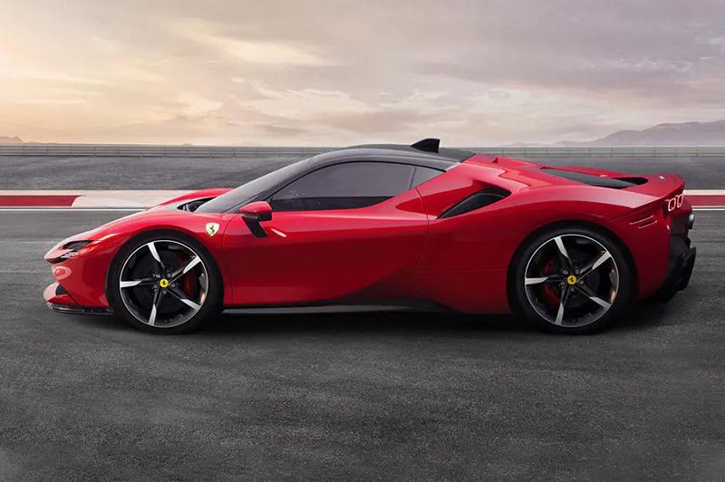 Ferrari SF90 Stradale 2021 được tạo hình khối 3D bắt mắt
